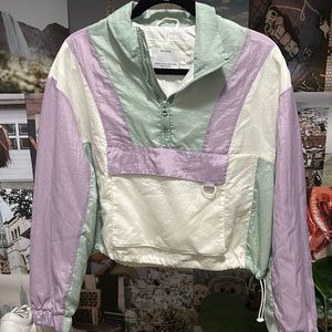 Vintage Cropped a Half-Zip